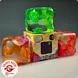 Fun Trading Squishy Ice Cube Maltose Würfel Lila 6 cm – TikTok Anti-Stress Spielzeug