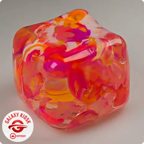 Fun Trading Squishy Ice Cube Maltose Würfel Rot 6 cm – TikTok Anti-Stress Spielzeug
