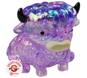 Fun Trading Stretchy Glitzer Kuh Squishy Lila 7 cm Fun Trading Stretchy Glitzer Kuh Squishy Lila 7 cm