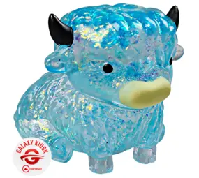 Fun Trading Stretchy Glitzer Kuh Squishy Blau 7 cm Fun Trading Stretchy Glitzer Kuh Squishy Blau 7 cm