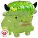 Fun Trading Stretchy Glitzer Kuh Squishy Grün – TikTok Anti-Stress Spielzeug im Highland Cow Look