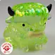 Fun Trading Stretchy Glitzer Kuh Squishy Grün – TikTok Anti-Stress Spielzeug im Highland Cow Look