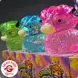 Fun Trading Stretchy Glitzer Kuh Squishy Blau – TikTok Anti-Stress Spielzeug im Highland Cow Look