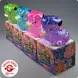 Fun Trading Stretchy Glitzer Kuh Squishy Grün – TikTok Anti-Stress Spielzeug im Highland Cow Look