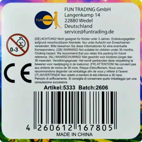 Fun Trading Stretchy Glitzer Kuh Squishy Pink – TikTok Anti-Stress Spielzeug im Highland Cow Look