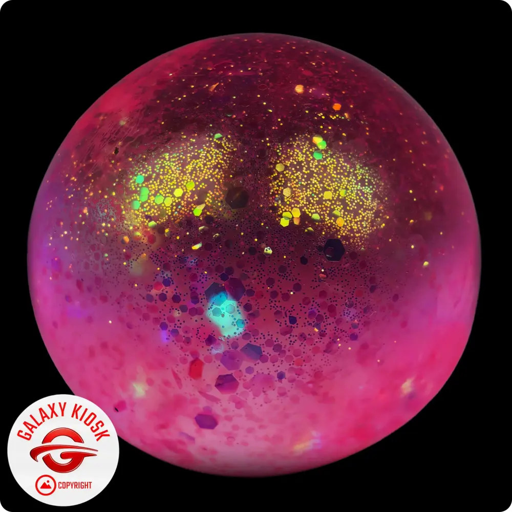 Fun Trading Squishy Ice Ball Maltose Glitzer Ball Pink – TikTok Anti-Stress Spielzeug im Eisball Look Fun Trading Squishy Ice Ball Maltose Glitzer Ball Pink – TikTok Anti-Stress Spielzeug im Eisball Look