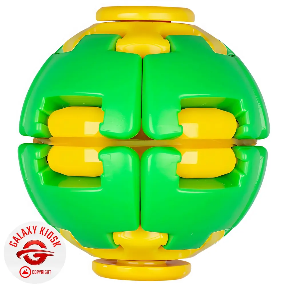 Sun-Vi Fidget Ball 3D Spinner Kreisel Grün Gelb – Anti-Stress Spielzeug & Press-to-Spin Ball (6 cm) Sun-Vi Fidget Ball 3D Spinner Kreisel Grün Gelb – Anti-Stress Spielzeug & Press-to-Spin Ball (6 cm)