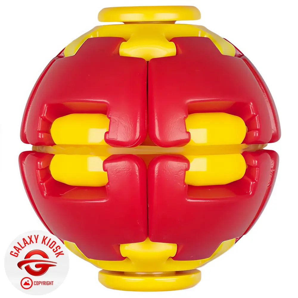 Sun-Vi Fidget Ball 3D Spinner Kreisel Rot Gelb – Anti-Stress Spielzeug & Press-to-Spin Ball (6 cm) Sun-Vi Fidget Ball 3D Spinner Kreisel Rot Gelb – Anti-Stress Spielzeug & Press-to-Spin Ball (6 cm)