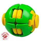 Sun-Vi Fidget Ball 3D Spinner Kreisel Grün Gelb (6 cm)