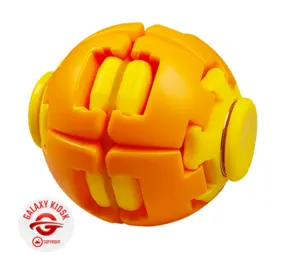 Sun-Vi Fidget Ball 3D Spinner Kreisel Orange Gelb (6 cm) Sun-Vi Fidget Ball 3D Spinner Kreisel Orange Gelb (6 cm)