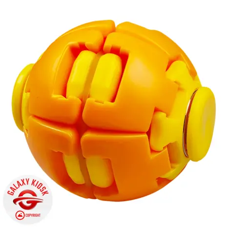 Sun-Vi Fidget Ball 3D Spinner Kreisel Orange Gelb – Anti-Stress Spielzeug & Press-to-Spin Ball (6 cm) Sun-Vi Fidget Ball 3D Spinner Kreisel Orange Gelb – Anti-Stress Spielzeug & Press-to-Spin Ball (6 cm)