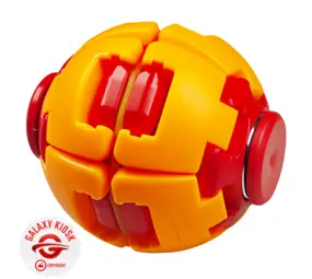 Sun-Vi Fidget Ball 3D Spinner Kreisel Orange Rot (6 cm) Sun-Vi Fidget Ball 3D Spinner Kreisel Orange Rot (6 cm)