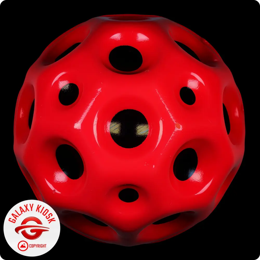 Trendy Baltic High Bounce Ball 7 cm Rot – Extrem hoch springender XXL Flummi