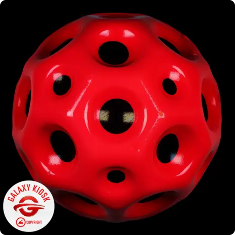 Trendy Baltic High Bounce Ball 7 cm Rot – Extrem hoch springender XXL Flummi