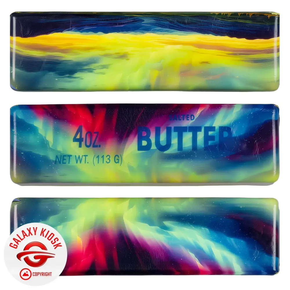 W&Q Anti-Stress Galaxy Butter Squishy – Slow-Rising Fidget Toy & TikTok Trend (13 cm)