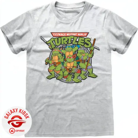 Teenage Mutant Ninja Turtles Teenage Mutant Ninja Turtles – Retro Group T-Shirt (Unisex)