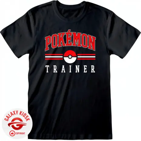 Pokémon Pokémon – Trainer College T-Shirt - Schwarz (Unisex)