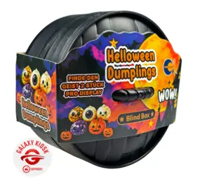 Fun Trading Dumpling Maltose Glitzer Squishy XXL Halloween Blind Box 8,5 cm
