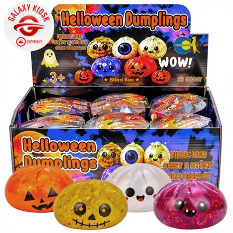 Fun Trading Fun Trading – Dumpling Maltose Glitzer Squishy XXL Halloween Mystery Blind Box – TikTok Anti-Stress Quetsch-Spielzeug (8,5 cm) Fun Trading Fun Trading – Dumpling Maltose Glitzer Squishy XXL Halloween Mystery Blind Box – TikTok Anti-Stress Quetsch-Spielzeug (8,5 cm)