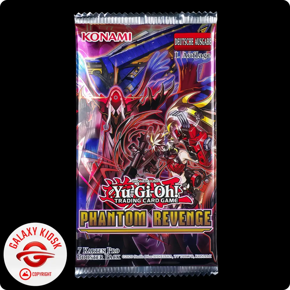 Yu-Gi-Oh Konami Yu-Gi-Oh! Trading Card Game – Phantom Revenge Booster Pack – Deutsche 1. Auflage (1 Booster / 7 Karten) Yu-Gi-Oh Konami Yu-Gi-Oh! Trading Card Game – Phantom Revenge Booster Pack – Deutsche 1. Auflage (1 Booster / 7 Karten)