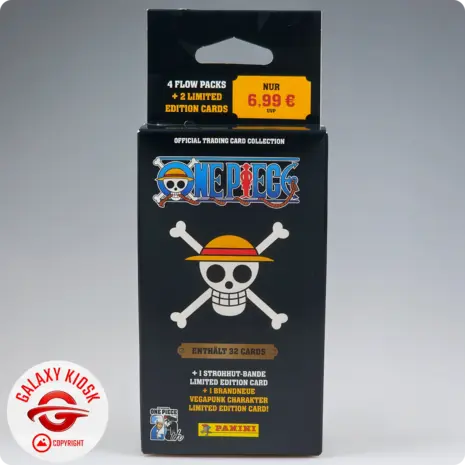 Panini Panini One Piece 25th Anniversary TCG – Eco-Blister mit 4 Booster-Packs + 2 exklusiven Limited Edition Karten (DE) Panini Panini One Piece 25th Anniversary TCG – Eco-Blister mit 4 Booster-Packs + 2 exklusiven Limited Edition Karten (DE)