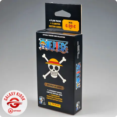 Panini Panini One Piece 25th Anniversary TCG – Eco-Blister mit 4 Booster-Packs + 2 exklusiven Limited Edition Karten (DE) Panini Panini One Piece 25th Anniversary TCG – Eco-Blister mit 4 Booster-Packs + 2 exklusiven Limited Edition Karten (DE)