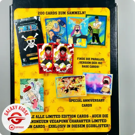 Panini Panini One Piece 25th Anniversary TCG – Eco-Blister mit 4 Booster-Packs + 2 exklusiven Limited Edition Karten (DE) Panini Panini One Piece 25th Anniversary TCG – Eco-Blister mit 4 Booster-Packs + 2 exklusiven Limited Edition Karten (DE)