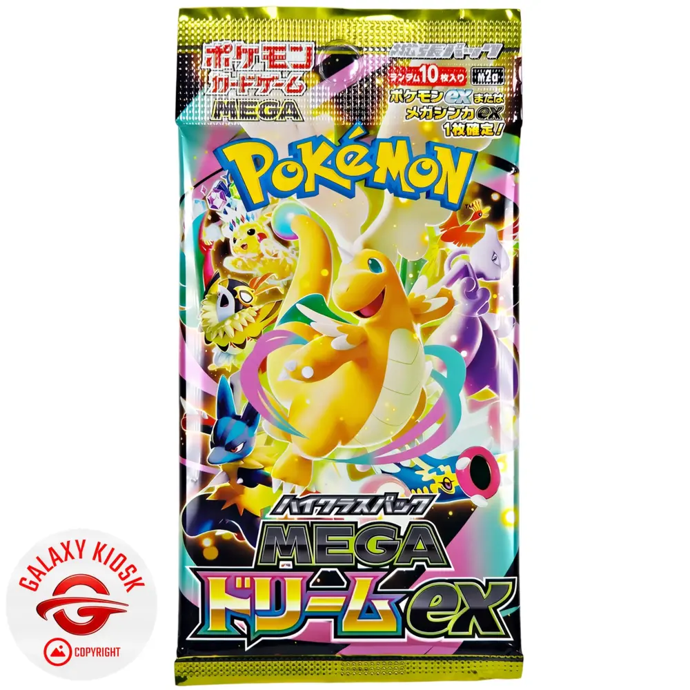 Pokémon Pokémon TCG Scarlet & Violet – High-Class Pack Mega Dream EX (1 Booster / 10 Karten) – Japanische Version Pokémon Pokémon TCG Scarlet & Violet – High-Class Pack Mega Dream EX (1 Booster / 10 Karten) – Japanische Version