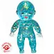 Fun Trading Baby Maltose Squishy Glitzer Blau (13,5 cm) – Antistress & TikTok Knautsch-Spielzeug