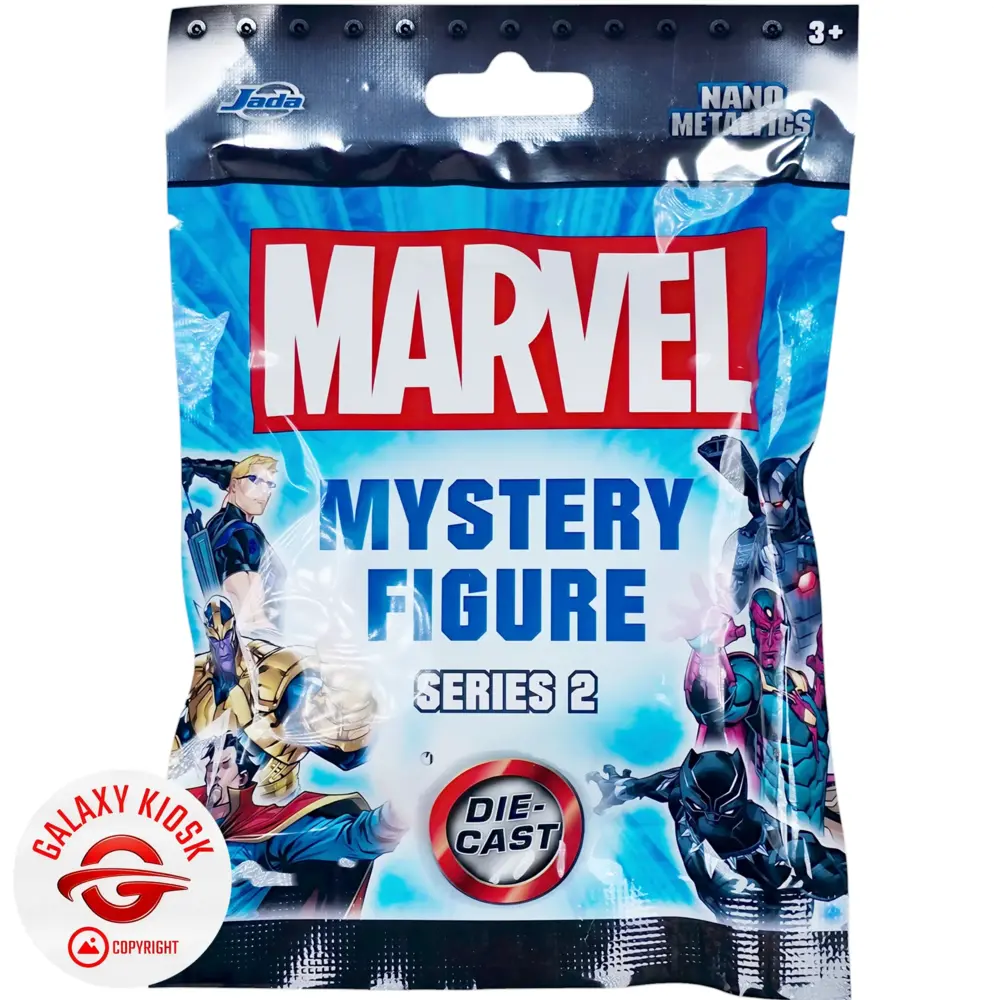 Jada Jada Marvel Nano Metallfiguren "Serie 2" Mystery Blind Bag (1 Zufallsfigur aus Metall)