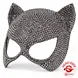Widmann Widmann – Elegante Katzen Glitzer Strass Augenmaske – Funkelnde Halloween Party & Feier Halbmaske für Damen Widmann Widmann – Elegante Katzen Glitzer Strass Augenmaske – Funkelnde Halloween Party & Feier Halbmaske für Damen