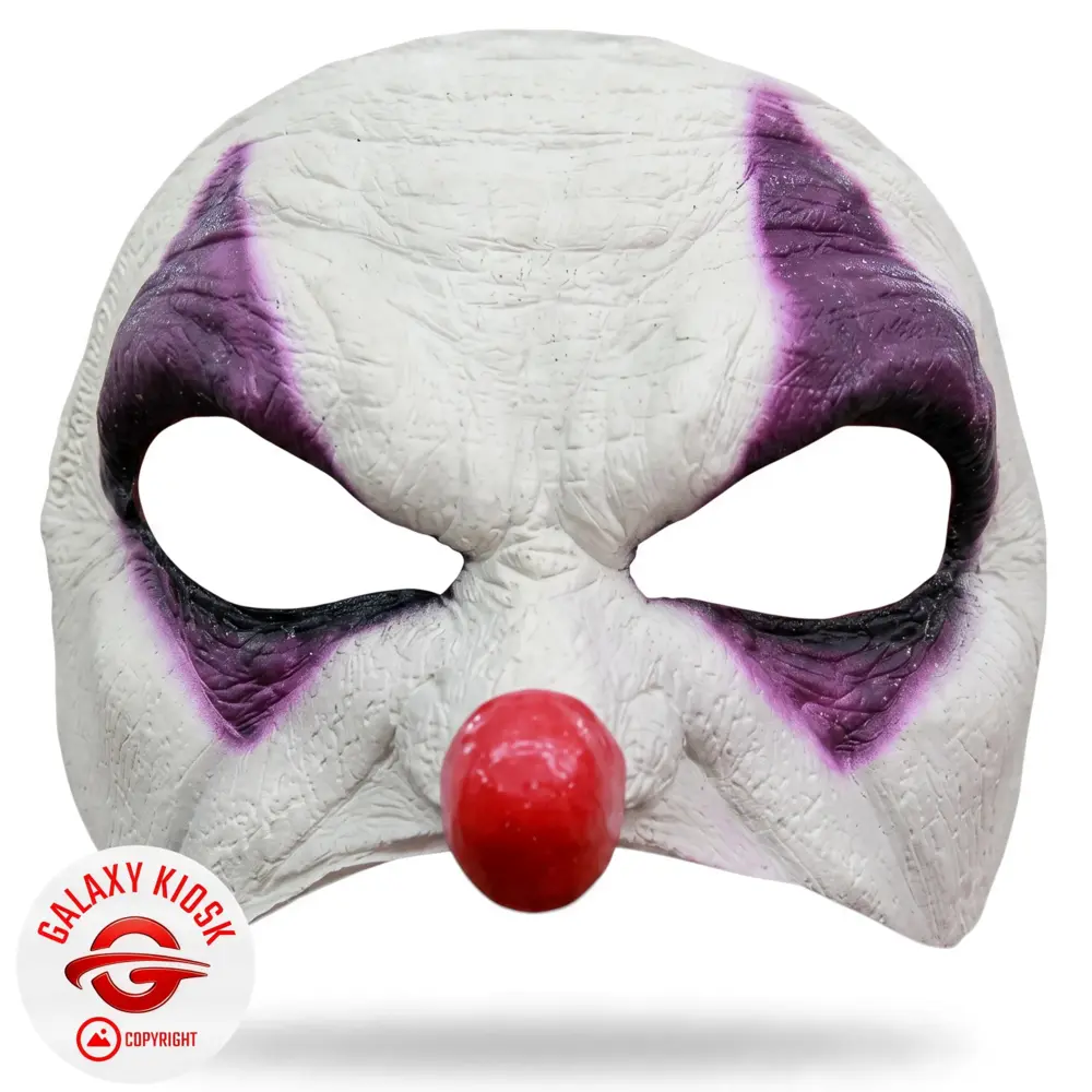 Chaks Horror Clown Latex Halbmaske – Halloween Party & Feier Maske für Erwachsene - Unisex Chaks Horror Clown Latex Halbmaske – Halloween Party & Feier Maske für Erwachsene - Unisex