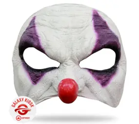 Chaks Horror Clown Latex Halb-Maske - Unisex