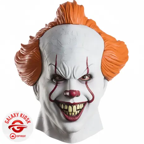 Rubies Rubies – Original ES Pennywise Clowns Maske – Halloween Party & Feier Maske für Erwachsene - Unisex Rubies Rubies – Original ES Pennywise Clowns Maske – Halloween Party & Feier Maske für Erwachsene - Unisex
