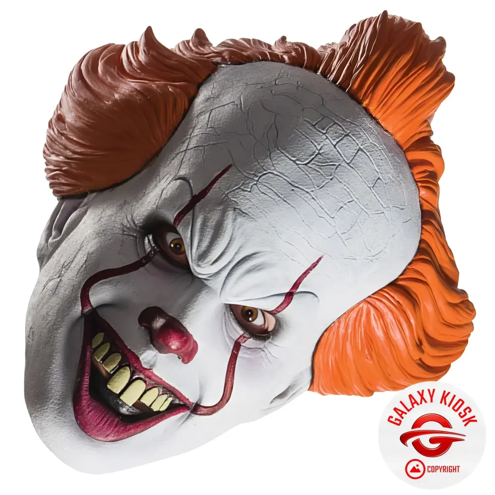 Rubies Rubies – Original ES Pennywise Clowns Maske – Halloween Party & Feier Maske für Erwachsene - Unisex Rubies Rubies – Original ES Pennywise Clowns Maske – Halloween Party & Feier Maske für Erwachsene - Unisex