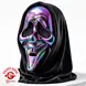 Fries Chrom Horror Maske mit Kapuze lachend – Scary Movie & Scream Halloween & Party Maske - Unisex Fries Chrom Horror Maske mit Kapuze lachend – Scary Movie & Scream Halloween & Party Maske - Unisex