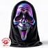 Horror Chrom Scream Maske mit Kapuze & Haube - Unisex Horror Chrom Scream Maske mit Kapuze & Haube - Unisex