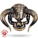 Chaks Minotaurus Totenkopf Gold Schwarz Halb-Maske – Elegante Party & Halloween Maske - Unisex Chaks Minotaurus Totenkopf Gold Schwarz Halb-Maske – Elegante Party & Halloween Maske - Unisex