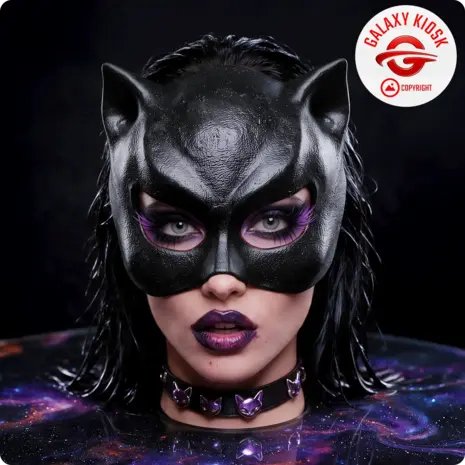 Chaks Latex Katzenmaske Gothic Cat Girl Halbmaske – Halloween & Cosplay Katzen Maske für Damen Chaks Latex Katzenmaske Gothic Cat Girl Halbmaske – Halloween & Cosplay Katzen Maske für Damen