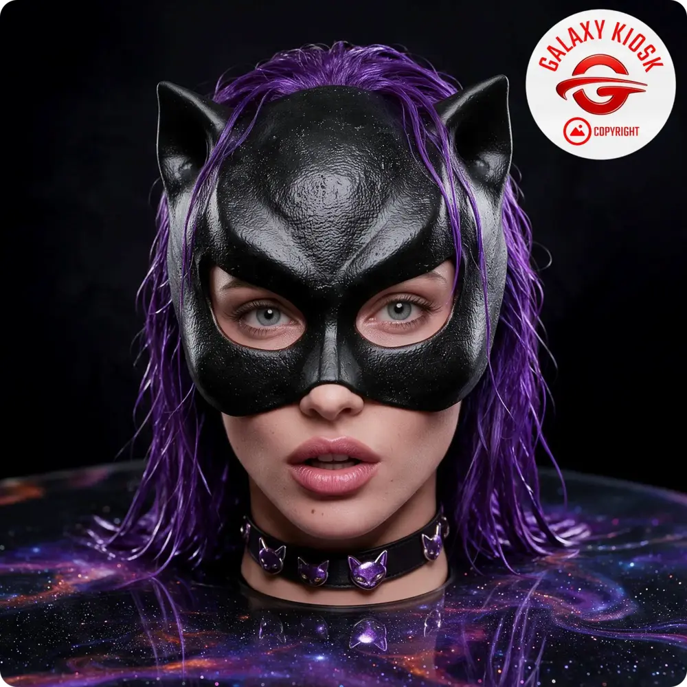 Chaks Latex Katzenmaske Gothic Cat Girl Halbmaske – Halloween & Cosplay Katzen Maske für Damen Chaks Latex Katzenmaske Gothic Cat Girl Halbmaske – Halloween & Cosplay Katzen Maske für Damen