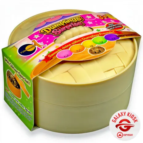 Fun Trading Dumplings Surprise XXL Squishy Mystery Blind Box Groß – Anti-Stress Quetschspielzeug (8,5 cm)