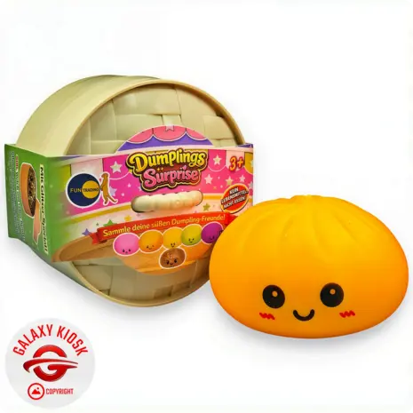 Fun Trading Dumplings Surprise XXL Squishy Mystery Blind Box Groß – Anti-Stress Quetschspielzeug (8,5 cm)