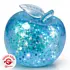 Apfel Squishy Glitzer Maltose Blau Türkis - 6,5 cm