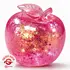 Apfel Squishy Glitzer Maltose Pink Rot - 6,5 cm