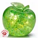 Sun-Vi Apfel Squishy Glitzer Maltose Grün - 6,5 cm - Anti-Stress Ball & ASMR Spielzeug