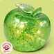 Sun-Vi Apfel Squishy Glitzer Maltose Grün - 6,5 cm - Anti-Stress Ball & ASMR Spielzeug