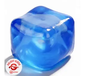 Fun Trading Eiswürfel Squishy Maltose Blau - 6 cm