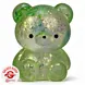 Fun Trading Teddy Bär Squishy Glitzer Maltose Grün - 7 cm - Anti-Stress Maltose Bärchen Squishy & ASMR Spielzeug