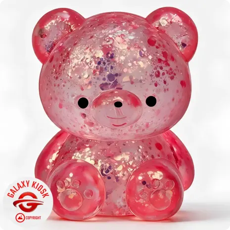 Fun Trading Teddy Bär Squishy Glitzer Maltose Rot - 7 cm - Anti-Stress Maltose Bärchen Squishy & ASMR Spielzeug Fun Trading Teddy Bär Squishy Glitzer Maltose Rot - 7 cm - Anti-Stress Maltose Bärchen Squishy & ASMR Spielzeug