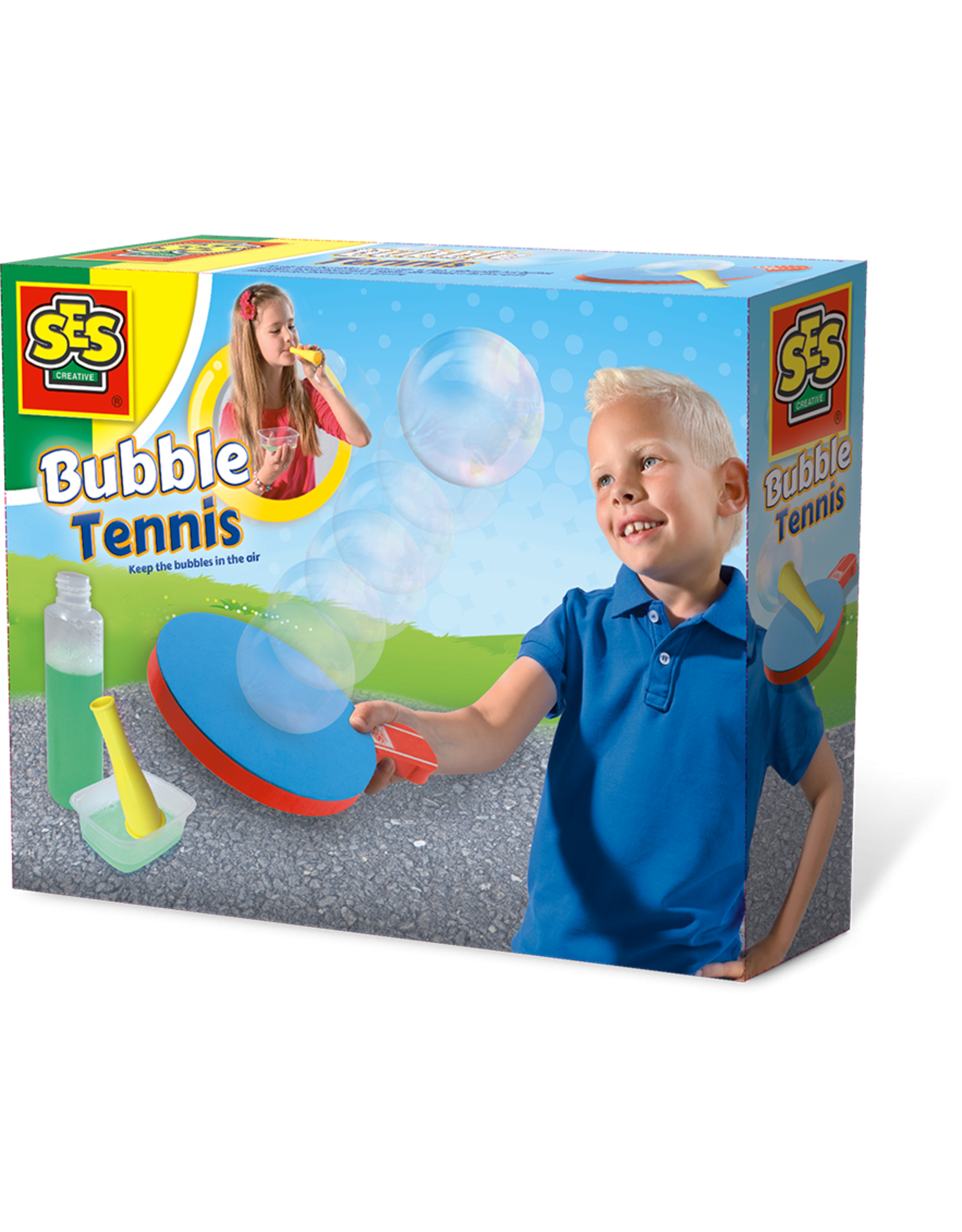 SES Creative Bubble Tennis - Halte die Blasen in der Luft